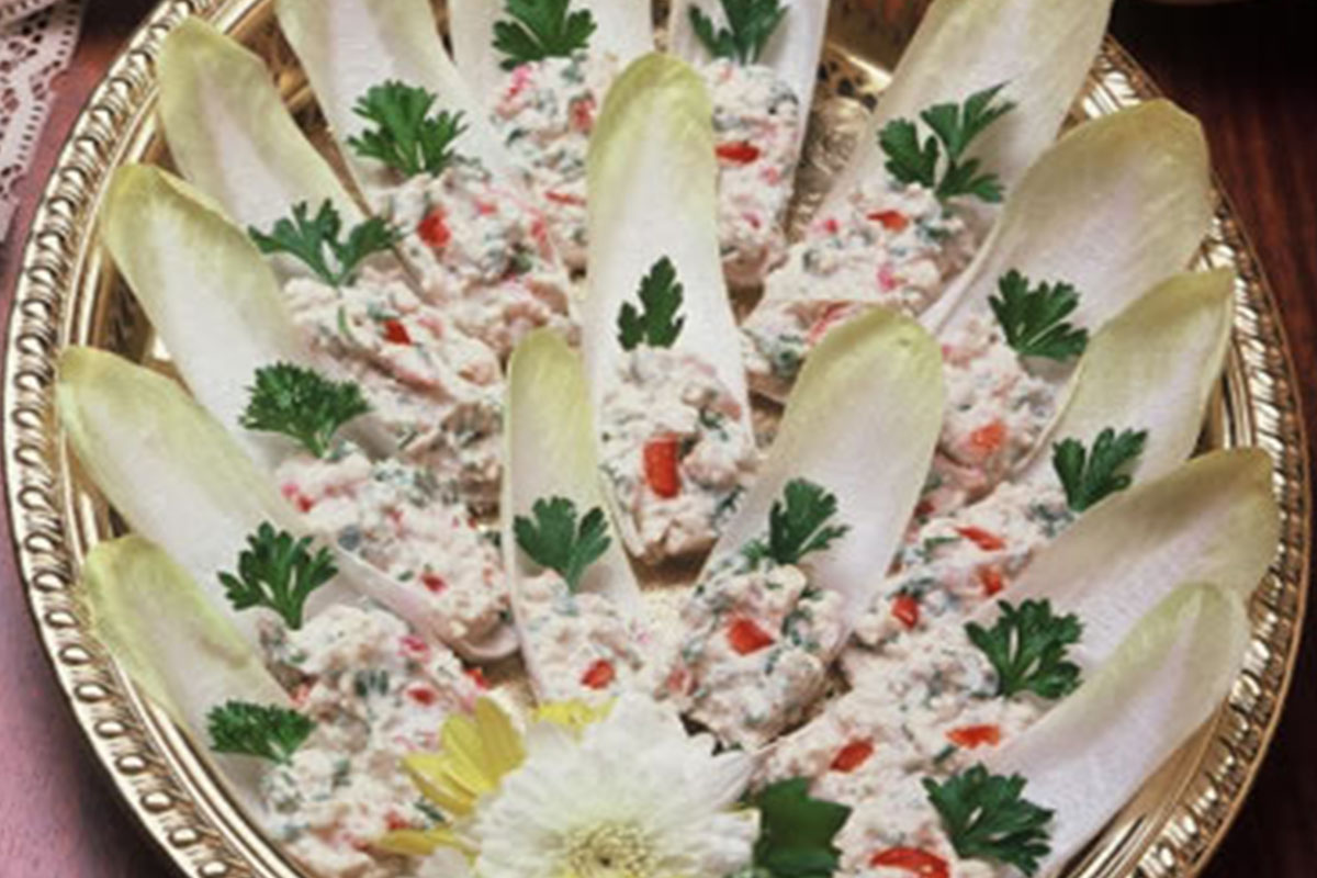 Stuffed Endive Leaves