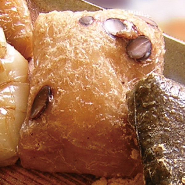 Mochi de arroz integral Biológico con judías negras