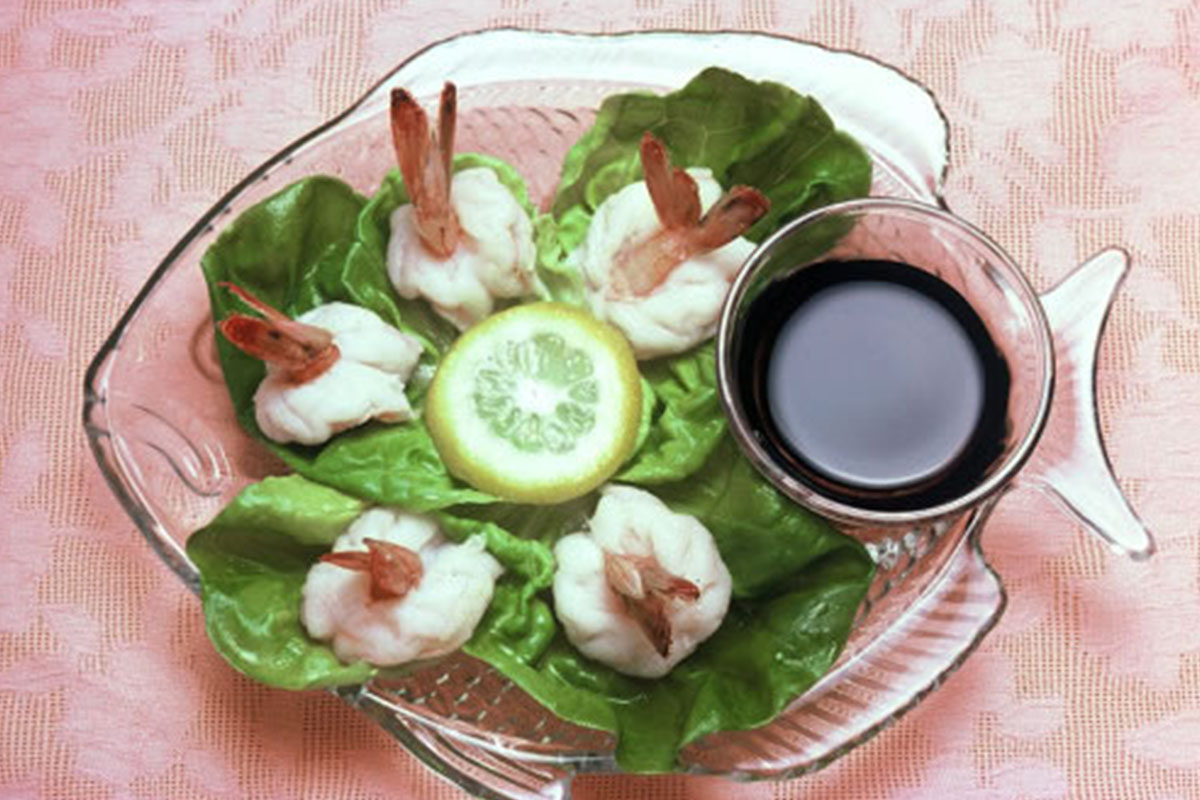 Poached Shrimp